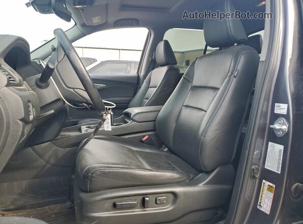 5FPYK3F51RB003190 2024 HONDA RIDGELINE Gray წინა სალონის ხედი