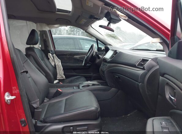 5FPYK3F52NB038668 2022 HONDA RIDGELINE Red Widok wnętrza z przodu