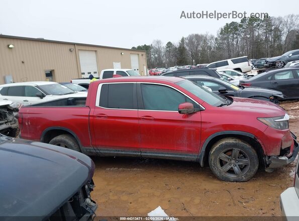 5FPYK3F52NB038668 2022 HONDA RIDGELINE Red Widok zestawu wskaźników
