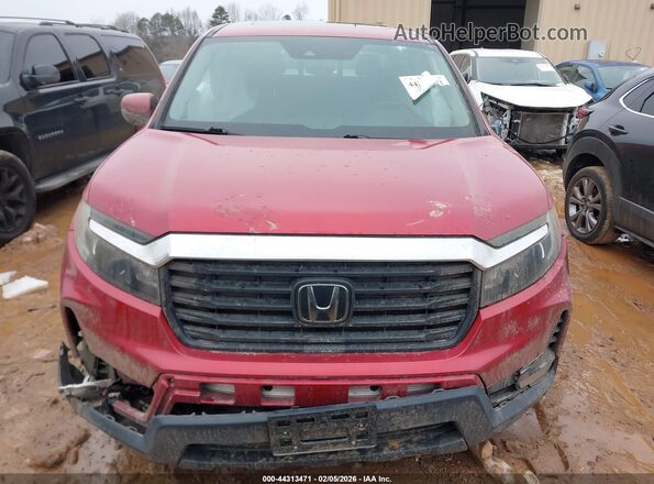 5FPYK3F52NB038668 2022 HONDA RIDGELINE Red Widok deski rozdzielczej