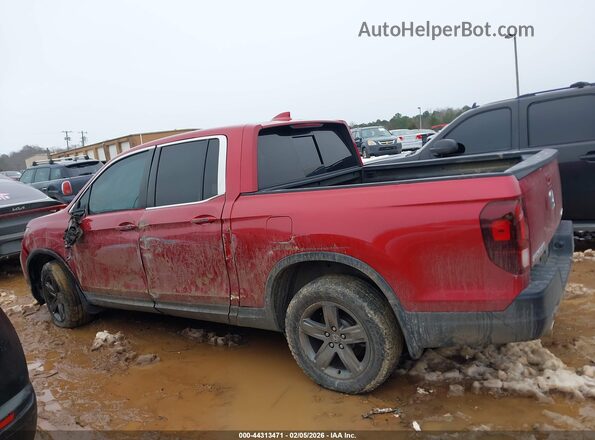 5FPYK3F52NB038668 2022 HONDA RIDGELINE Red Widok wnętrza z tyłu