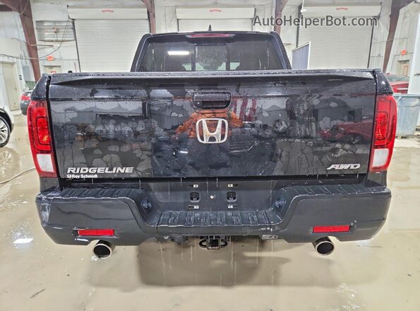 5FPYK3F53NB028148 2022 HONDA RIDGELINE Black Widok z tyłu