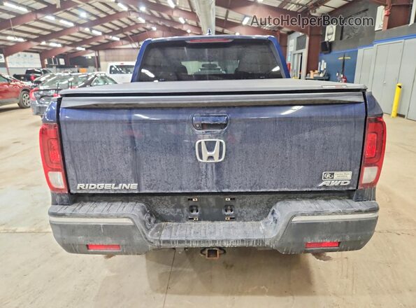 5FPYK3F56HB005290 2017 HONDA RIDGELINE Синий Вид сзади