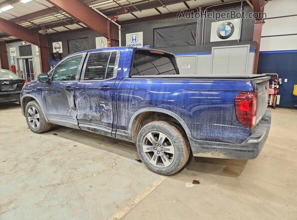 5FPYK3F56HB005290 2017 HONDA RIDGELINE Синий Задняя левая четверть