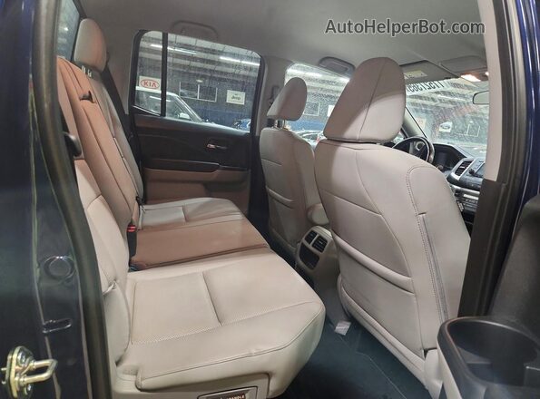 5FPYK3F56HB005290 2017 HONDA RIDGELINE Синий Вид задних сидений