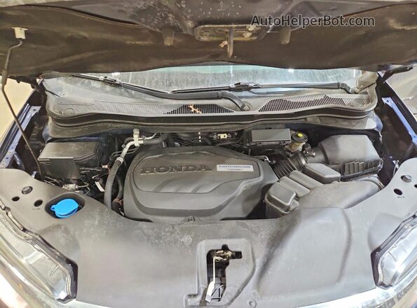 5FPYK3F56HB005290 2017 HONDA RIDGELINE Синий Вид задней части салона