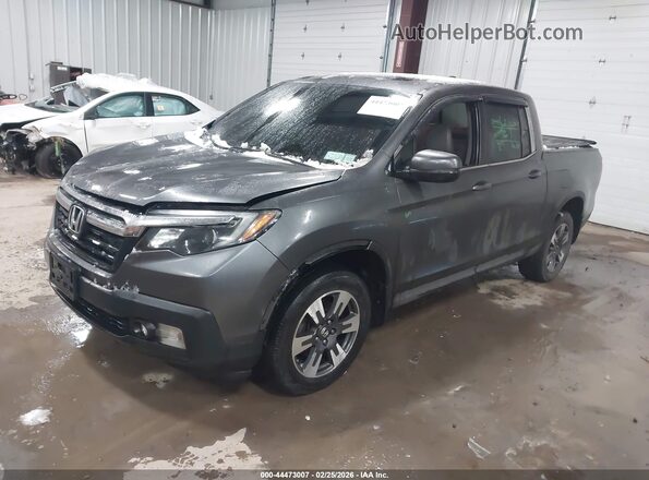 5FPYK3F5XKB010659 2019 HONDA RIDGELINE Gray Vista tres cuartos delantera izquierda