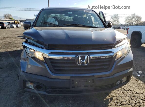 5FPYK3F62JB005947 2018 HONDA RIDGELINE Gray Widok z przodu