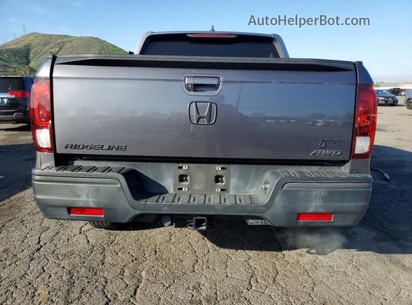 5FPYK3F62JB005947 2018 HONDA RIDGELINE Gray Widok z tyłu