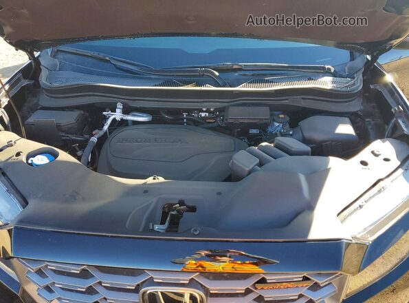 5FPYK3F63SB030194 2025 HONDA RIDGELINE Black Вид задньої частини салону