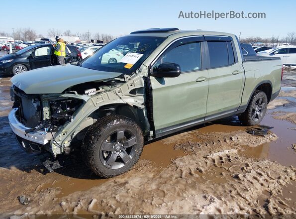 5FPYK3F65TB002267 2026 HONDA RIDGELINE Green Front left