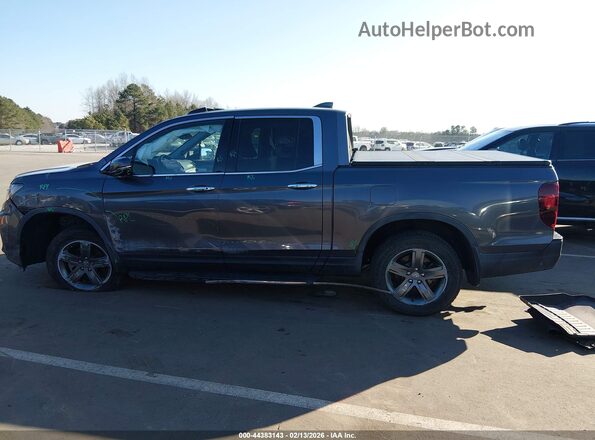 5FPYK3F70MB020749 2021 HONDA RIDGELINE Gray Սալոնի 360 աստիճան տեսք