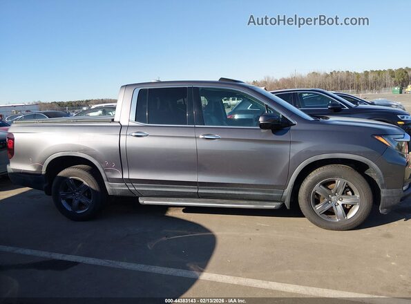 5FPYK3F70MB020749 2021 HONDA RIDGELINE Gray Սալոնի հետևի տեսք