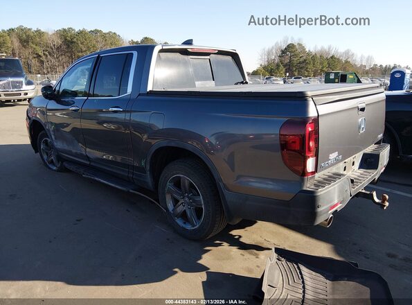 5FPYK3F70MB020749 2021 HONDA RIDGELINE Gray Հետևի ձախ