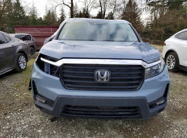 5FPYK3F73NB503010 2022 HONDA RIDGELINE Gray Widok z przodu