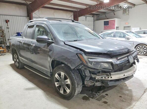 5FPYK3F75JB002596 2018 HONDA RIDGELINE Серый Передняя правая четверть