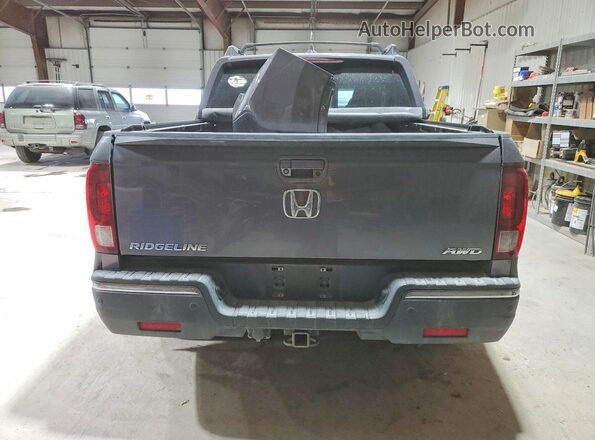 5FPYK3F75JB002596 2018 HONDA RIDGELINE Серый Вид сзади