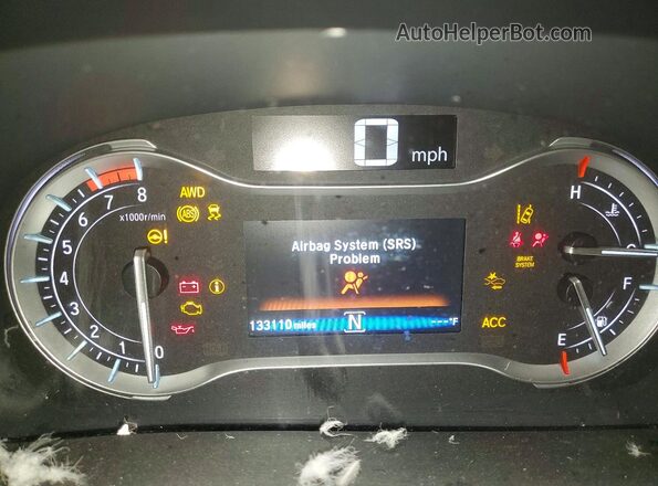 5FPYK3F75JB002596 2018 HONDA RIDGELINE Серый Вид щитка приборов