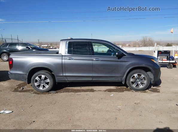 5FPYK3F75KB026074 2019 HONDA RIDGELINE Gray 