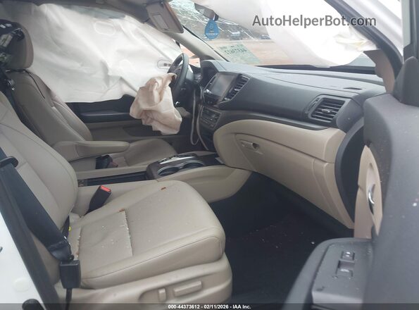 5FPYK3F78NB004719 2022 HONDA RIDGELINE White Vista interior delantera