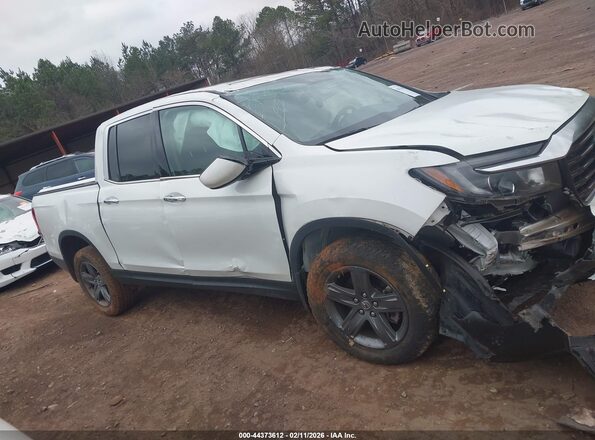 5FPYK3F78NB004719 2022 HONDA RIDGELINE White Vista del cuadro de instrumentos