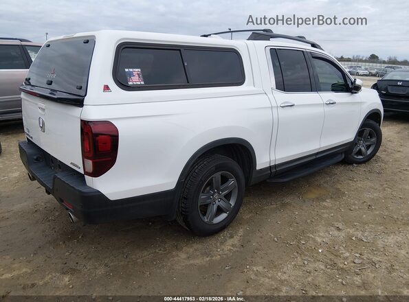 5FPYK3F78NB018815 2022 HONDA RIDGELINE Белый Задняя правая четверть