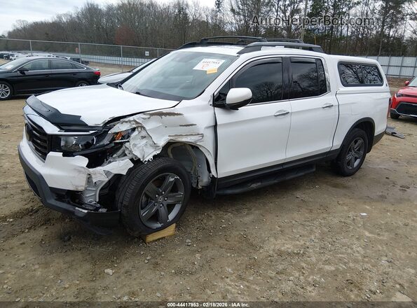 5FPYK3F78NB018815 2022 HONDA RIDGELINE Белый Передняя левая четверть