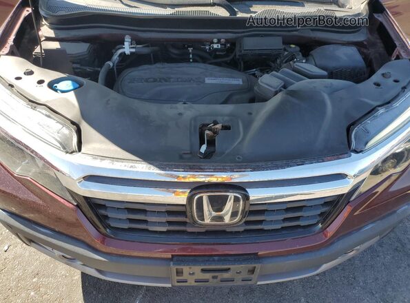 5FPYK3F79HB030783 2017 HONDA RIDGELINE Burgundy Rear interior view