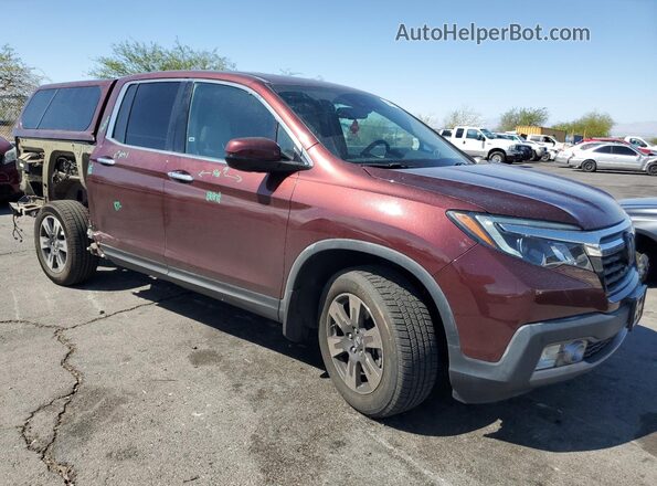5FPYK3F79HB030783 2017 HONDA RIDGELINE Burgundy Front right