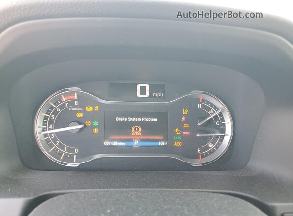 5FPYK3F79HB030783 2017 HONDA RIDGELINE Burgundy Instrument cluster view