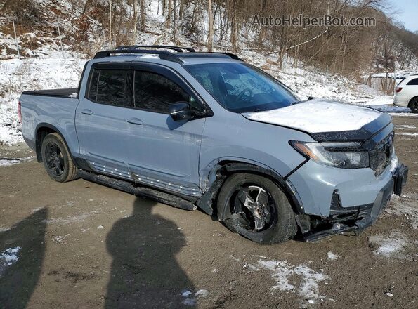 5FPYK3F80RB001229 2024 HONDA RIDGELINE Blue Delantero derecho