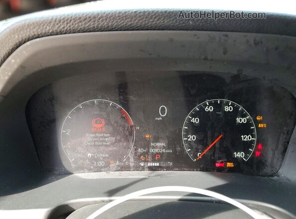 5FPYK3F84SB017682 2025 HONDA RIDGELINE Черный Вид щитка приборов