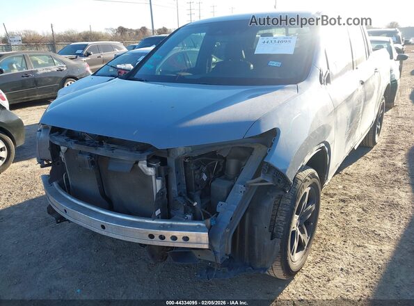5FPYK3F87NB034836 2022 HONDA RIDGELINE Light Blue Front view
