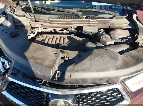 5FRYD3H5XHB004481 2017 ACURA MDX Maroon Rear view