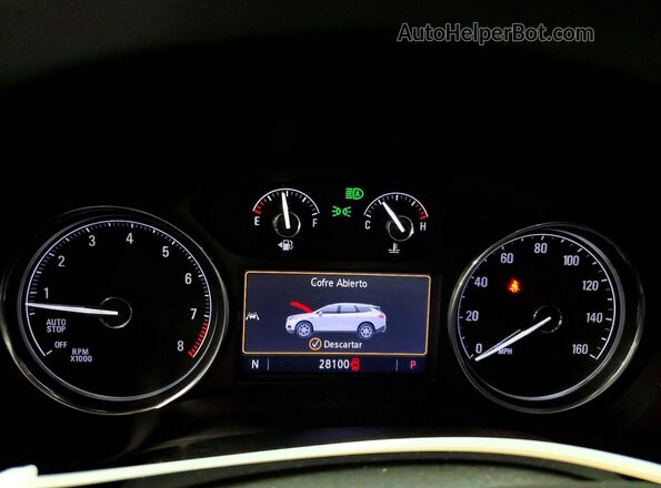 5GAERBKW9PJ258757 2023 BUICK ENCLAVE Blue Instrument cluster view