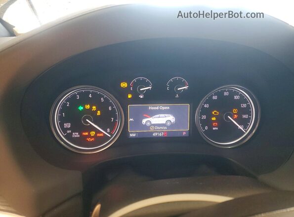 5GAEVAKW2PJ112139 2023 BUICK ENCLAVE Gray Vista del cuadro de instrumentos