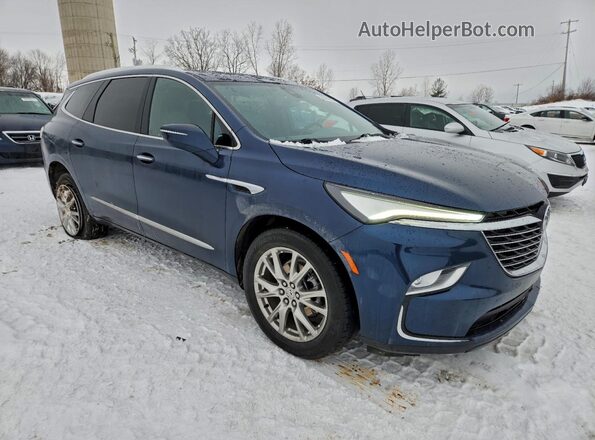 5GAEVAKW7PJ137618 2023 BUICK ENCLAVE Blue Front right