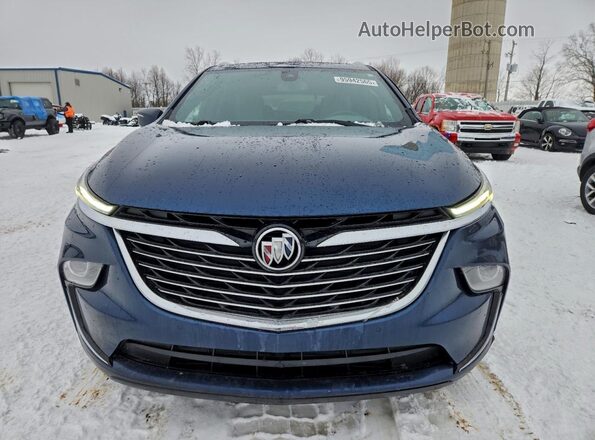 5GAEVAKW7PJ137618 2023 BUICK ENCLAVE Blue Front view