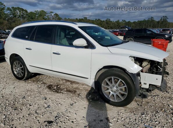 5GAKRBKD9GJ104552 2016 BUICK ENCLAVE Белый Передняя правая четверть