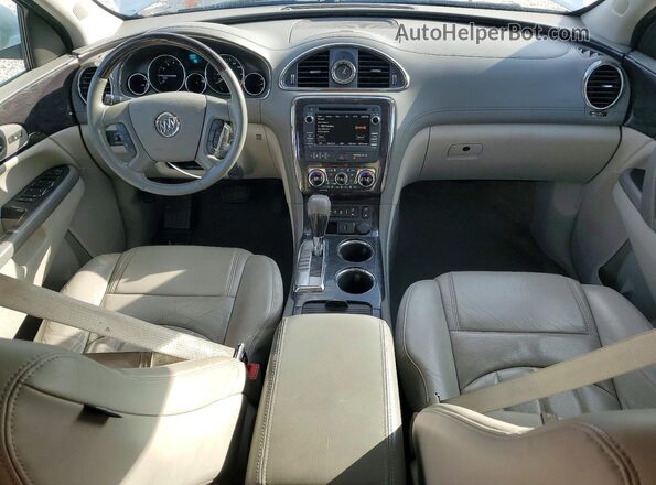 5GAKRBKD9GJ104552 2016 BUICK ENCLAVE Белый Вид панели приборов