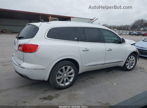 5GAKRCKD4HJ225187 2017 BUICK ENCLAVE White Widok wnętrza z tyłu