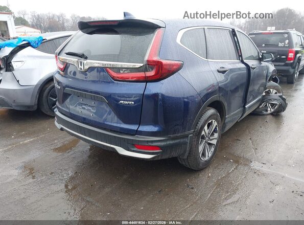 5J6RW2H27LL010979 2020 HONDA CR-V Blue Rear right