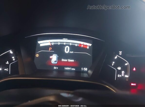 5J6RW2H84HL012202 2017 HONDA CR-V Black უკანა სავარძლების ხედი