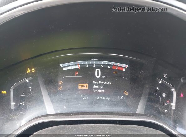 5J6RW2H8XKA019884 2019 HONDA CR-V Blue 