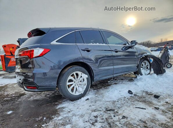 5J8TB3H3XGL010374 2016 ACURA RDX Gray Trasero derecho