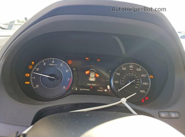 5J8TC2H30RL007543 2024 ACURA RDX White Вид щитка приладів