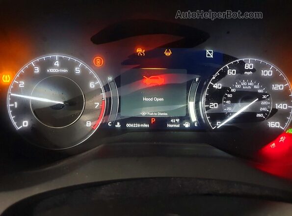 5J8TC2H54SL024515 2025 ACURA RDX Gray Widok zestawu wskaźników