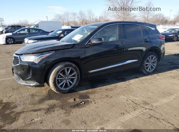 5J8TC2H5XRL021189 2024 ACURA RDX Black წინა მარცხენა ხედი სამი მეოთხედიდან