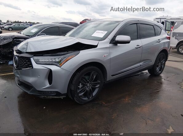 5J8TC2H67PL001939 2023 ACURA RDX Silver წინა მარცხენა ხედი სამი მეოთხედიდან