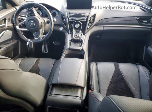 5J8TC2H84NL003582 2022 ACURA RDX Silver Dashboard view